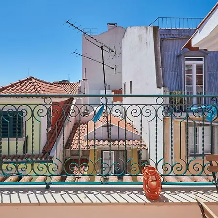 Cozy In Historic Center With Terrace Apartmán Lisboa